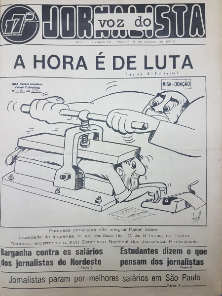 Jornal A Voz do Jornalista, nº1, 1978