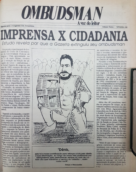 Ombudsman, A Voz do Leitor, 1993