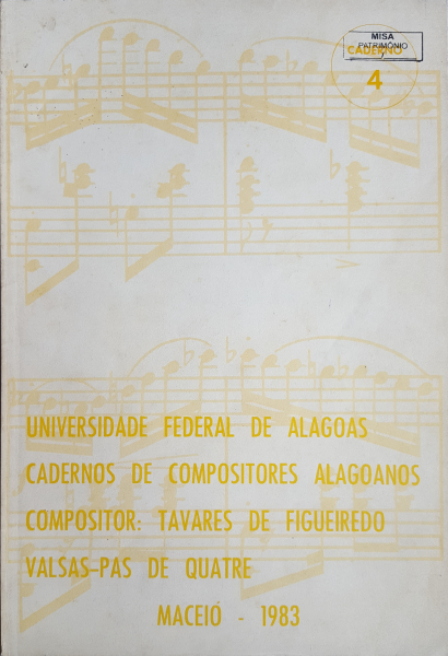 Caderno de compositores alagoanos, Tavares de Figueiredo - Valsas e Pas de Quatre, 1983