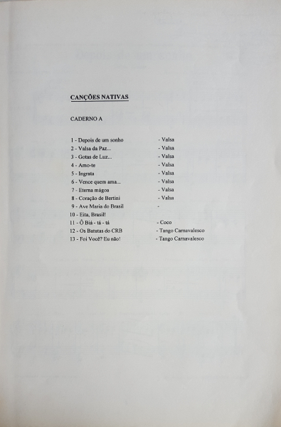 Caderno de compositores alagoanos, Homenagem ao centenário de Jayme de Altavila, Vol. 1, 1995