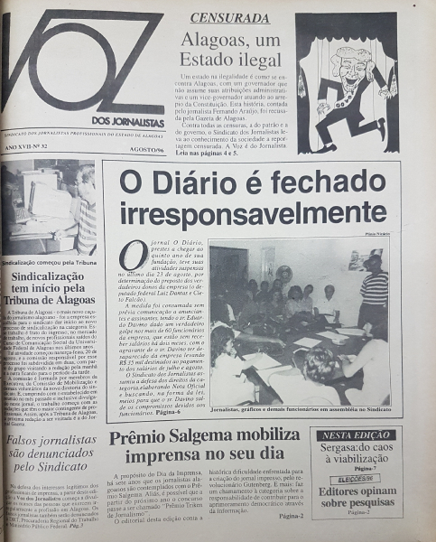 Jornal Voz dos Jornalistas, nº 32, 1996