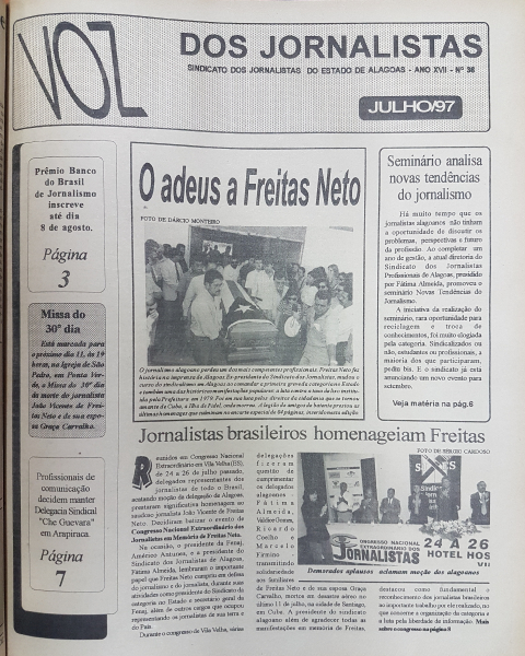 Jornal Voz dos Jornalistas, nº36, 1997