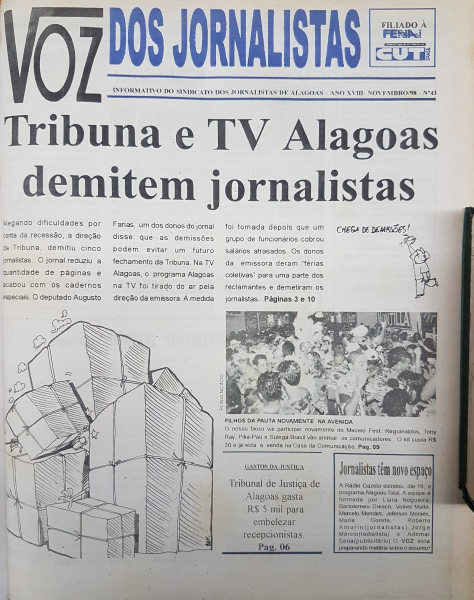 Jornal Voz dos Jornalistas, nº 43, 1998