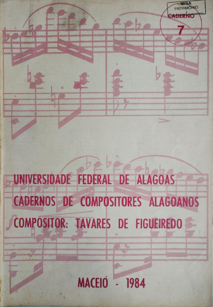 Caderno de compositores alagoanos, Tavares de Figueiredo, 1984
