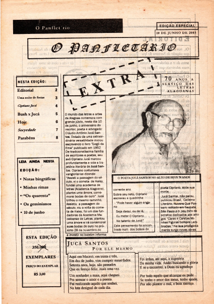 Jornal: O Panfletário, 2003