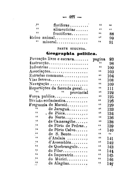 Livro: Geografia Alagoana ou Descrição Física, Política e Histórica da Província de Alagoas, de Thomaz Espíndola