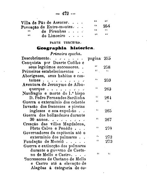 Livro: Geografia Alagoana ou Descrição Física, Política e Histórica da Província de Alagoas, de Thomaz Espíndola