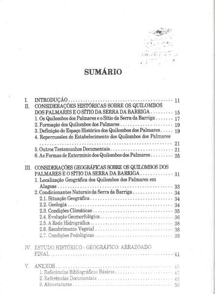 Livro: Serra da Barriga - Tombamento