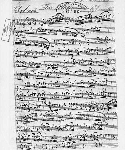 (Partitura) Banda de Música 20º BC - Tiro Alagoano