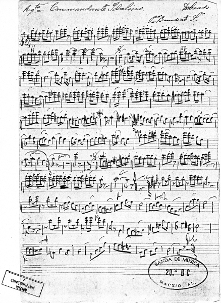 (Partitura) Banda de Música 20º BC - Comandante Idalino