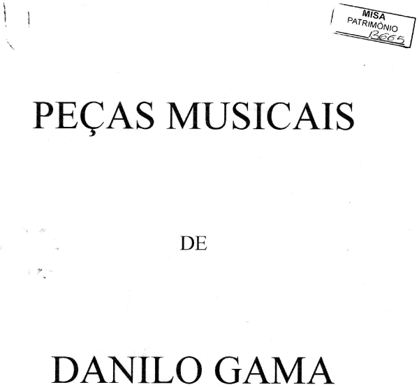 (Partitura) Peças musicais de Danilo Gama